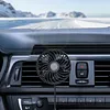 USB Powered Car Fan Vent Clip Car Cooling Fan 3 Speeds Quiet Brushless Motor 360 Rotatable for Sedan SUV RV Pickup Truck Van