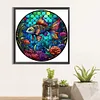 Diamond Painting-DIY Full Round Drill Stained Glass Fish