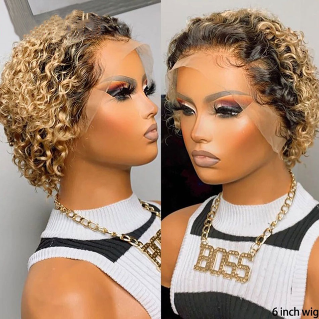 Jewtribute Hair®|Short Curly Lace Wig For Black Women 