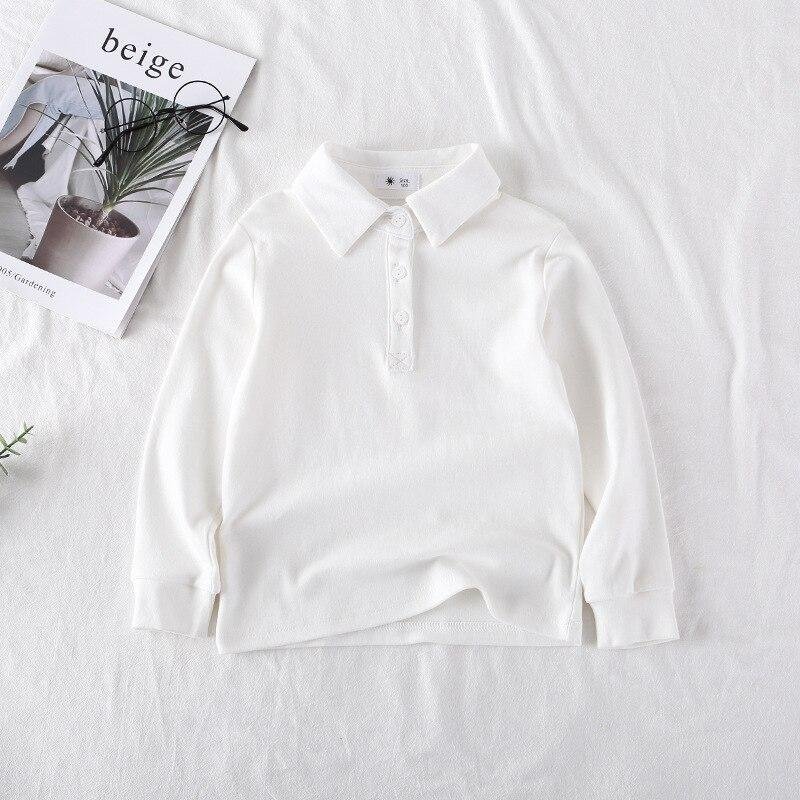 2-7T Toddler Kid Baby Boy Girl Spring Clothing Pullover Top Long Sleeve Shirt Gentleman Party Club Outfit Cotton Boy Shirts