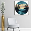 Sunset-14CT Stamped Cross Stitch Kit(31*31cm)