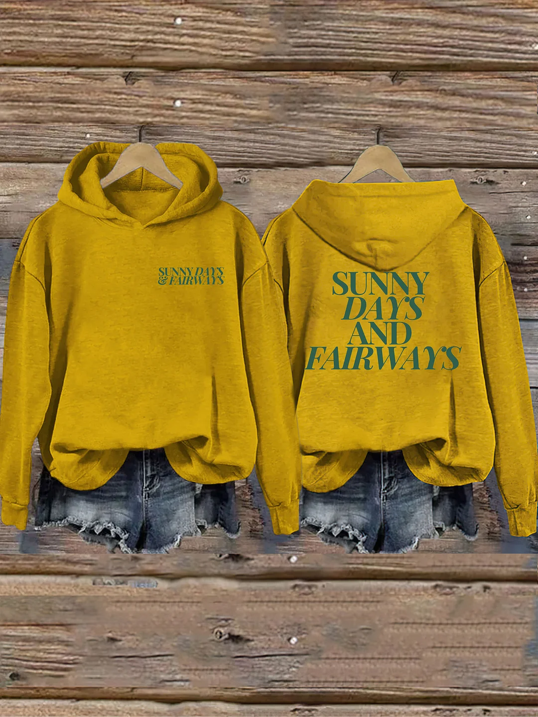 Sunny Days And Fairways Golf Hoodie