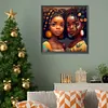 Black Girl-Full Round Diamond Painting 30*30CM