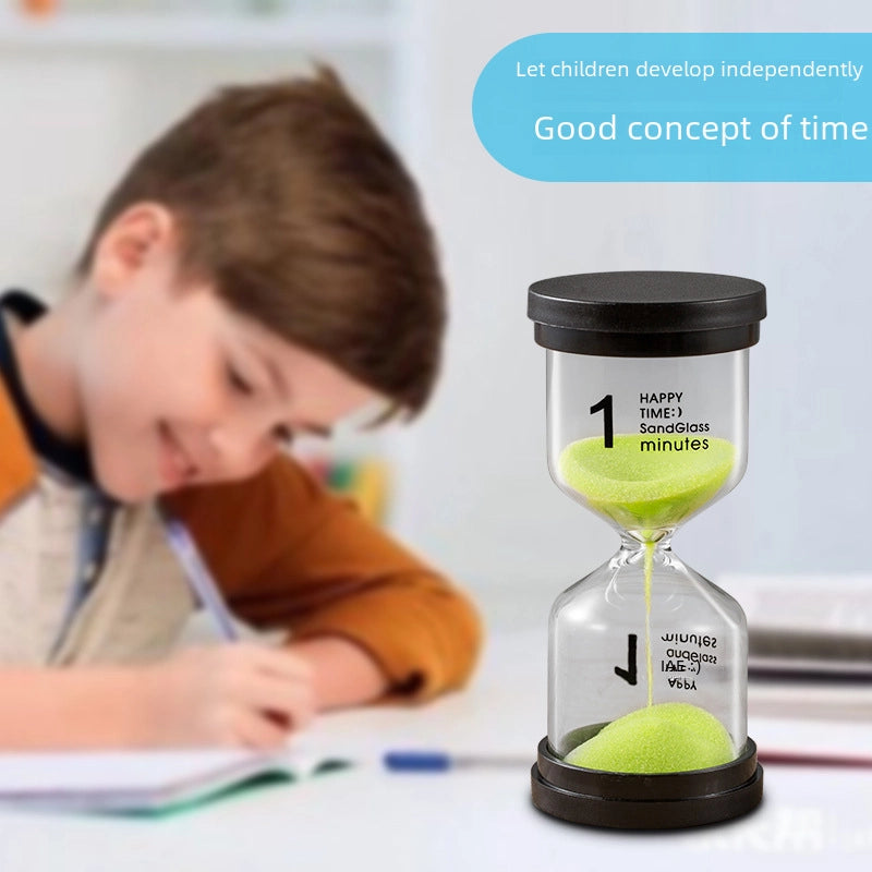 Black Cover Timer 1/3/5/10/15/20/30/45/60 Min Creative Gift Office Culture/hourglass/sand Timer3