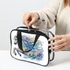 DIY Pferd Diamant Kunst Strass Make-up Tasche Transparent PVC Aufbewahrungspack Geschenk