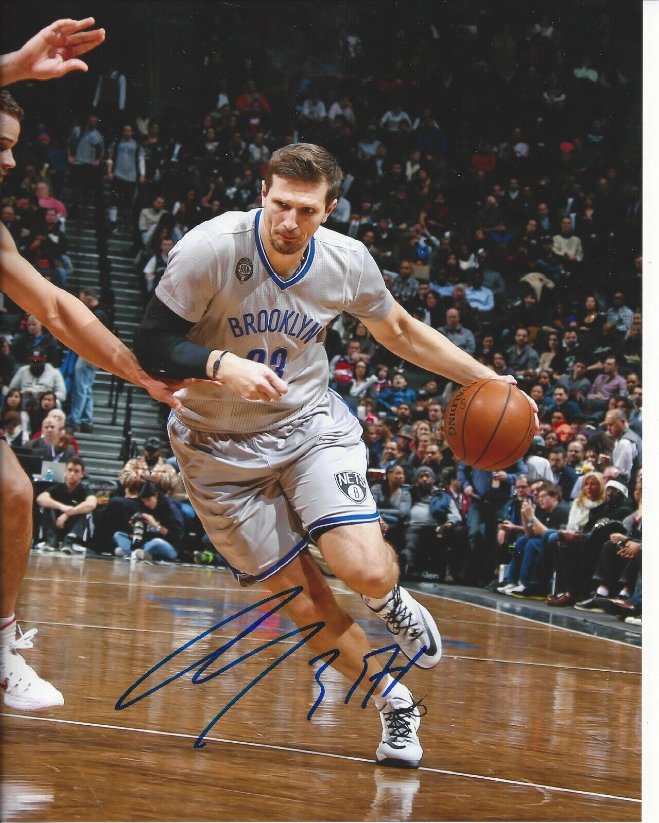 Mirza Teletovic Autographed 8x10 Brooklyn NetsA384