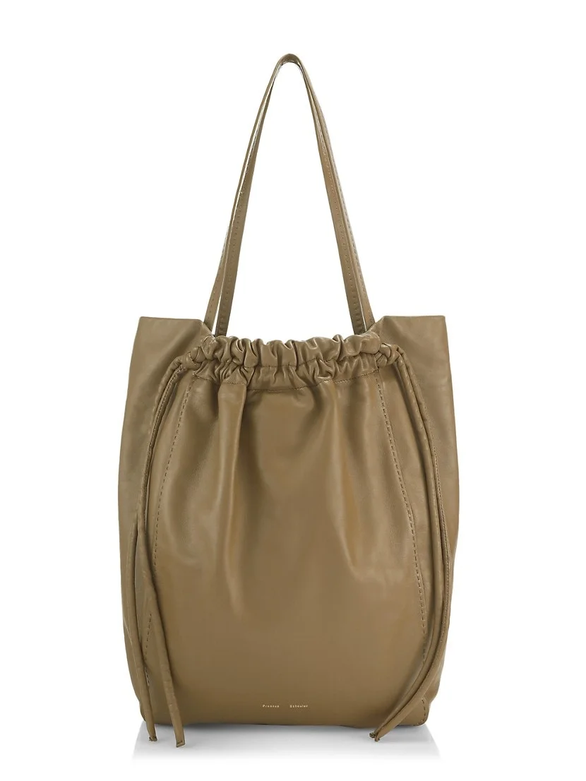 Proenza Schouler Drawstring Leather Tote