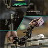 CNC Aluminum Magic Arm With Crab Clamp Holder Photography Expansion Bracket