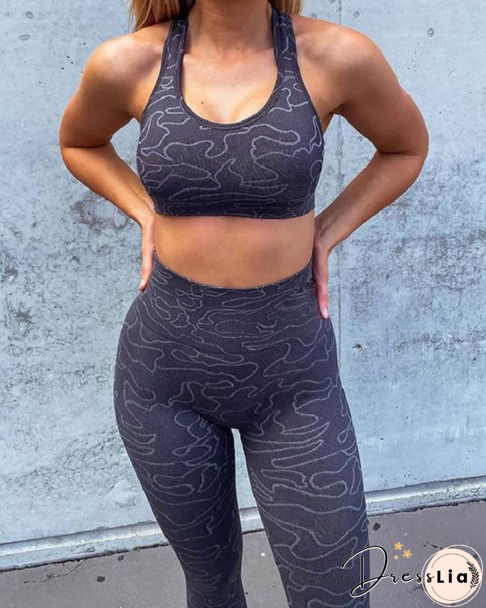 Seamless Yoga Set Two Pcs Bra & Leggings