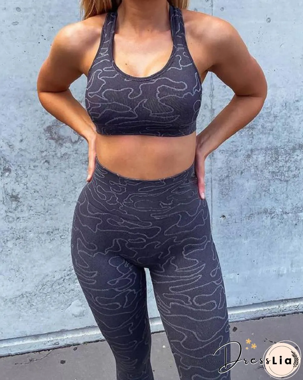 Seamless Yoga Set Two Pcs Bra & Leggings