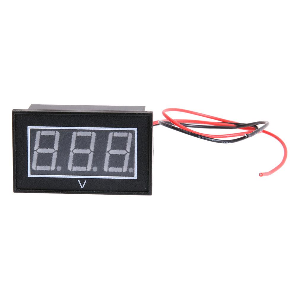 

Waterproof 0.56in 2-Wire LED Digital Display Voltmeter Voltage Meter Panel, Red, 501 Original