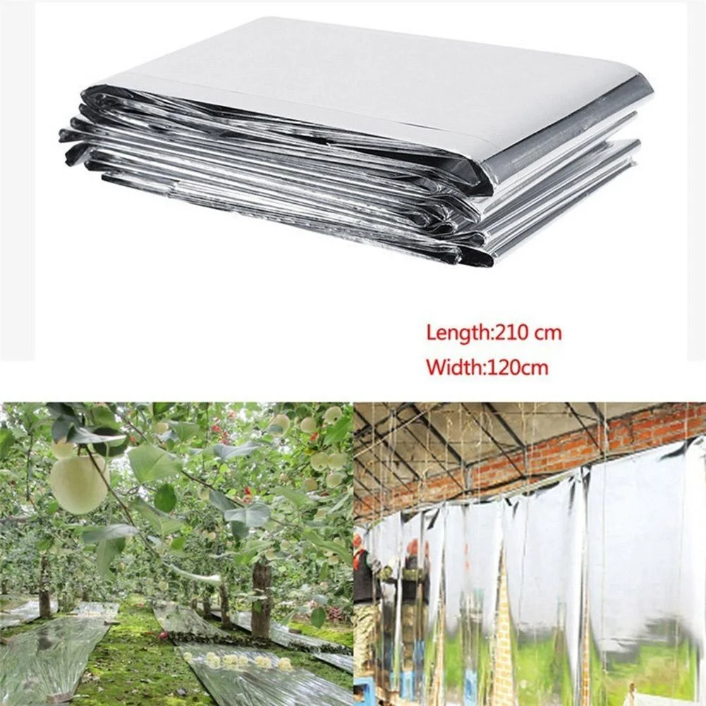 210x120cm Reflective Film Plants Garden Greenhouse Covering Foil Sheets