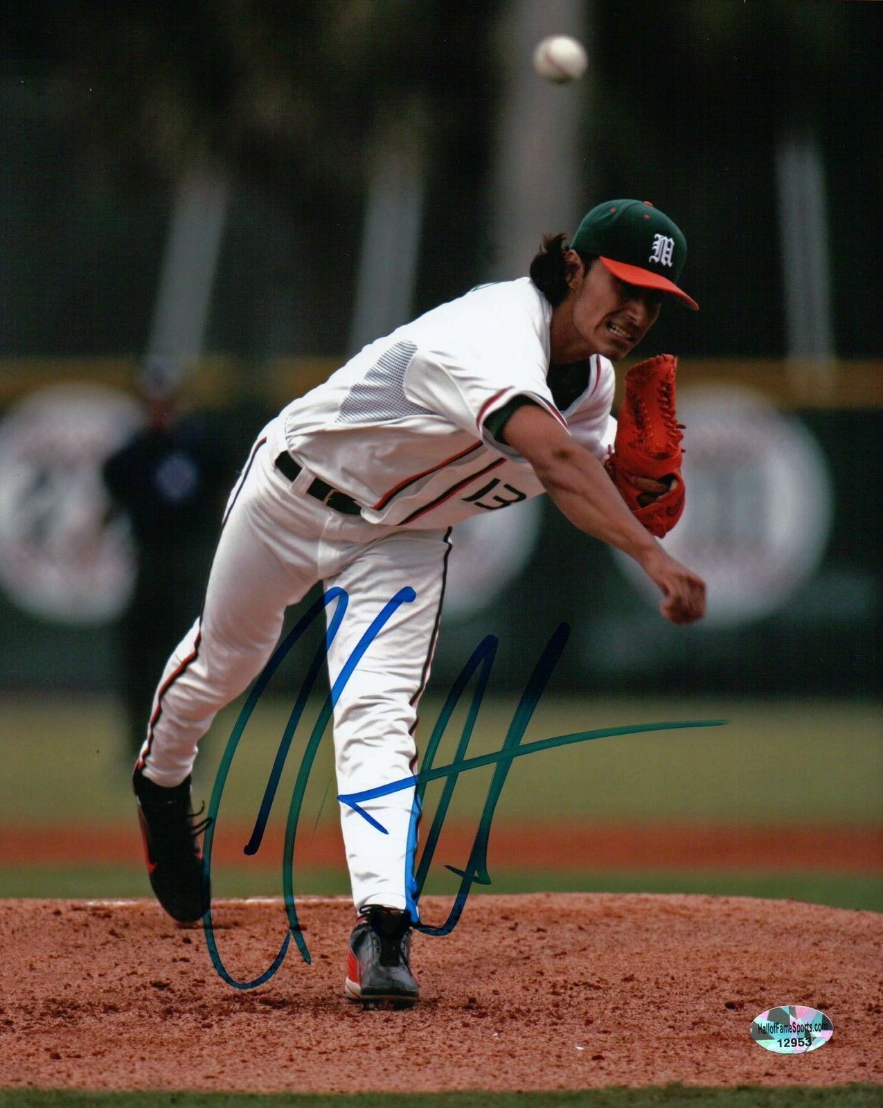 Cesar Carillo Signed 8X10 Photo Poster painting Autograph Miami Minor League Auto COA