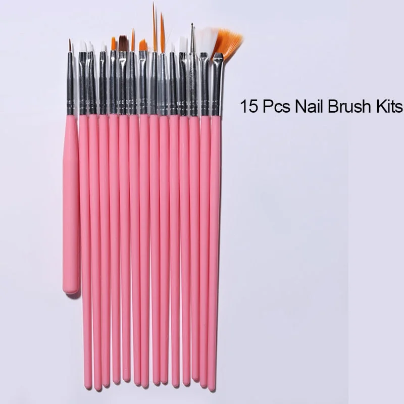 3/5/7/10PCS Multi-Styles Nail Wood Sticks Nail Dotting Pen Nail Brush Kits Nail Art Rhinestones Gems Picking Pen Nail Art Tools-Nail Inspo