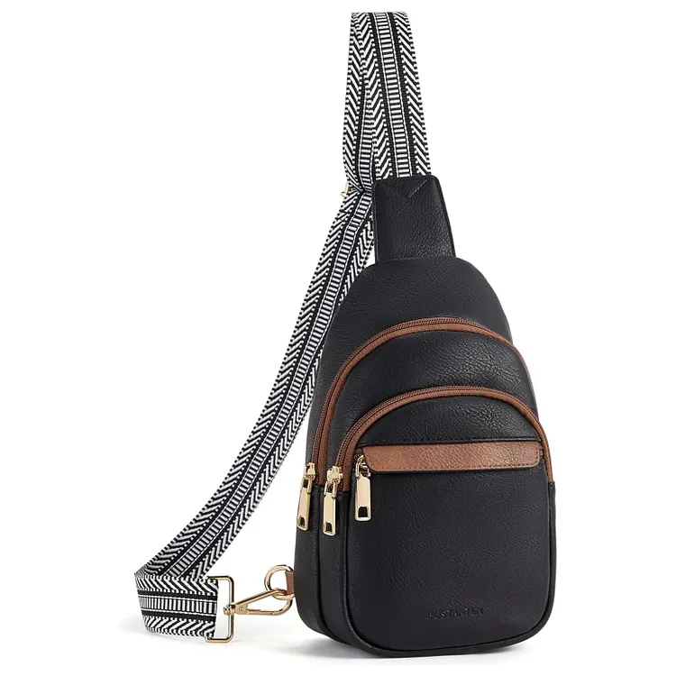 Small Sling Bag for Women Leather Crossbody Bags Fanny Pack Chest Bag for Travel A-beige
