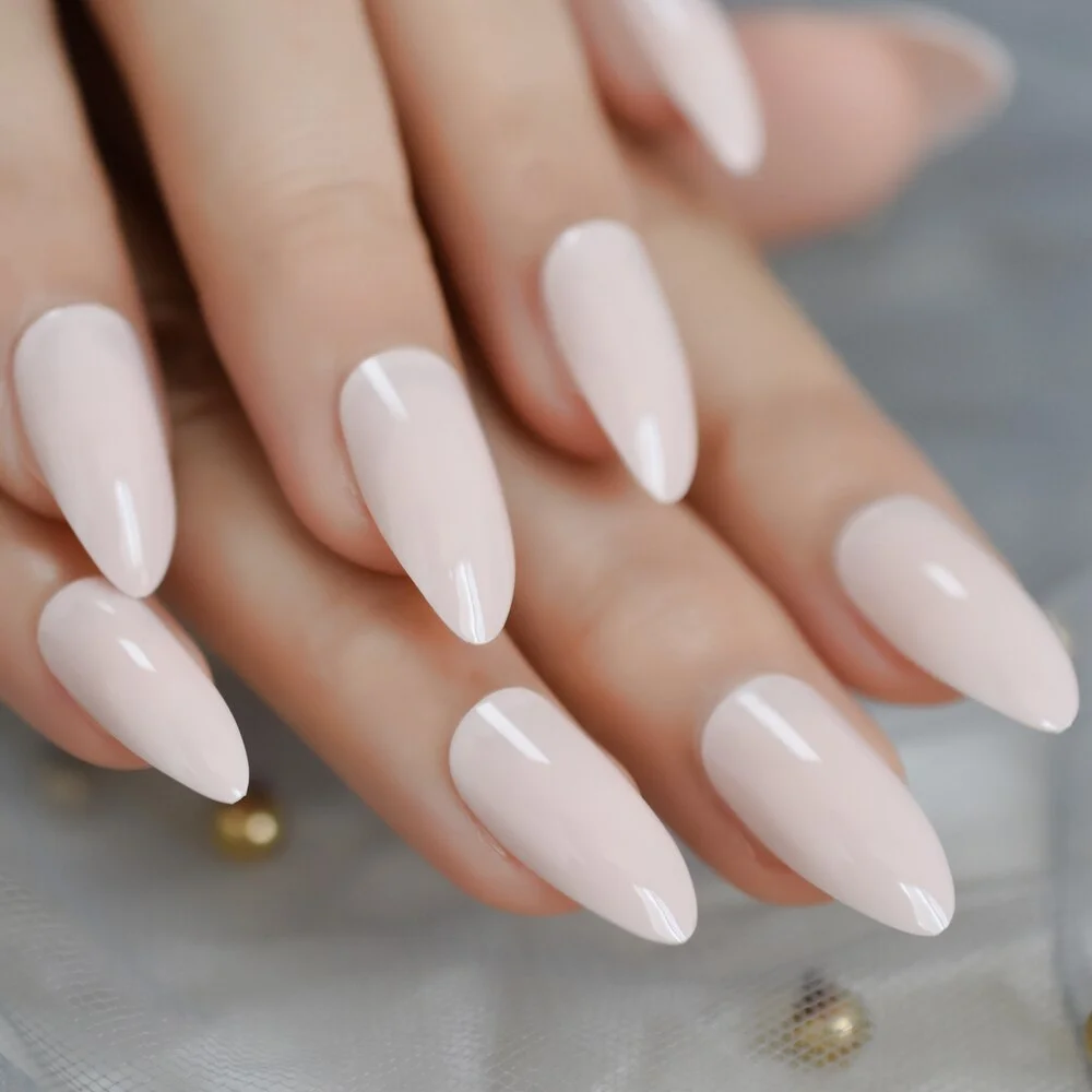 Classical Chinese Red Fake Nails Extreme Long Glossy Sugar Nails for Fingers gel DIY Manticure Tips Party Nail 24-Nail Inspo