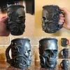 Gothic Coffee Cup Mug Skull Head Personality Creative Bloody Horror Zombie Head Simulation Bleeding 3d Resin