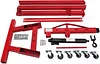 HTTMT- Engine Motor Hoist Cherry Garage Lifting Picker Crane Lift 4000 lb Capacity Red Cherry Picker Jack Engine Hoist With Hook [P/N: ET-CAR-FIX005-2T-RED]