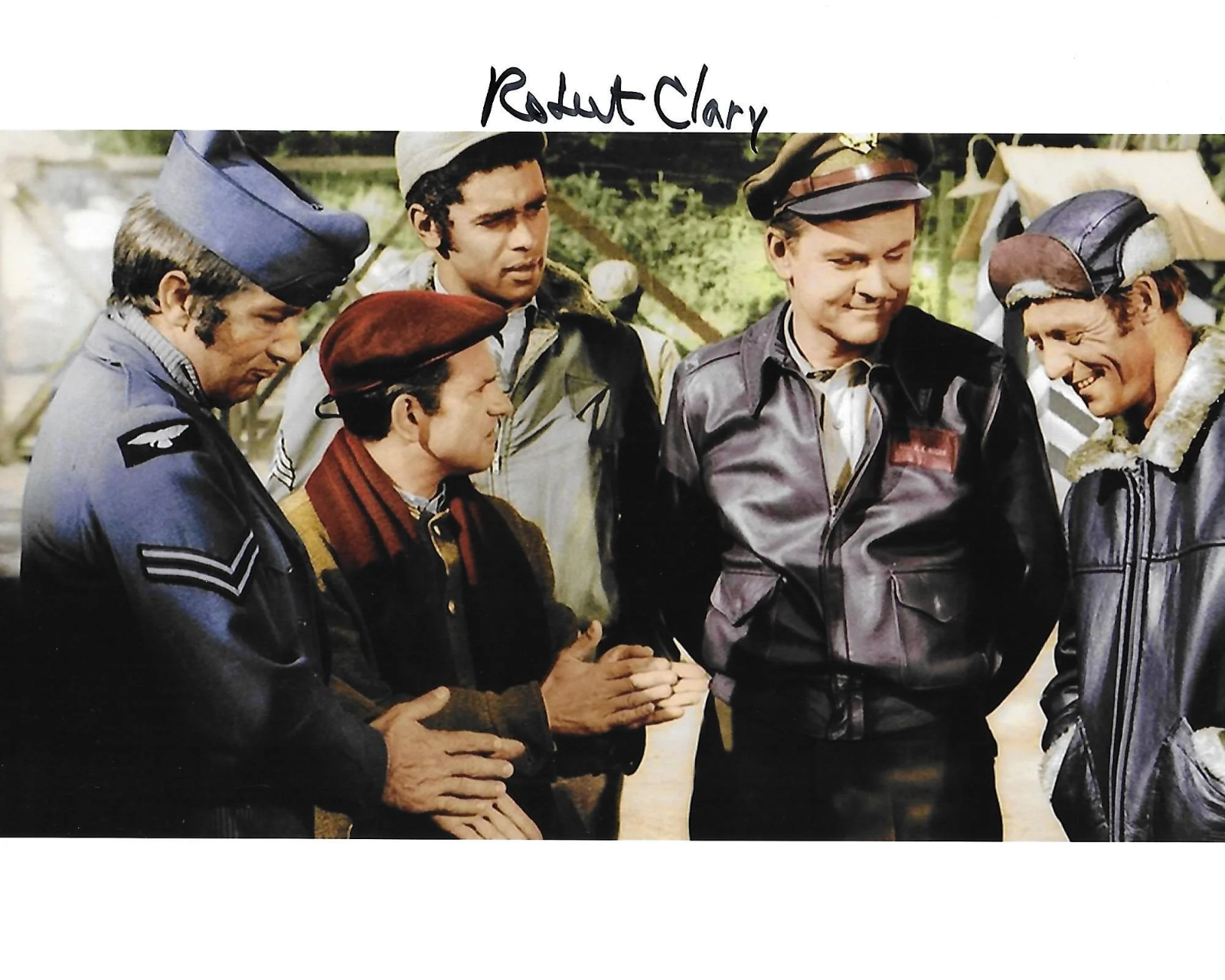 Robert Clary Hogan's Heroes Original Autographed 8x10 Photo Poster painting #6 signed @HShow