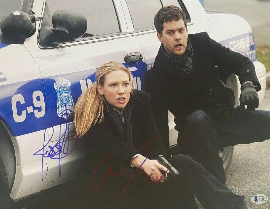 Anna Torv Joshua Jackson Fringe signed autographed 11x14 Photo Poster painting Beckett COA