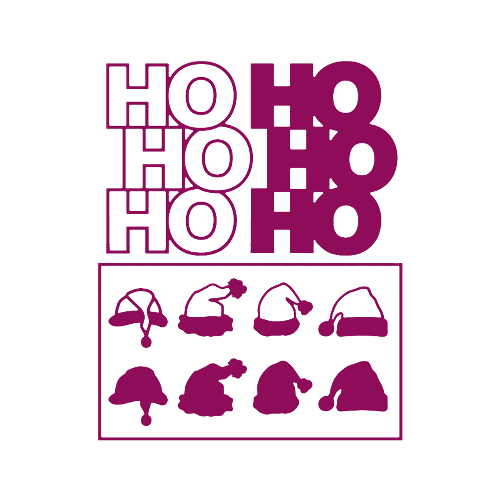 

HO HO HO - Paper Craft Cutting Dies, 501 Original