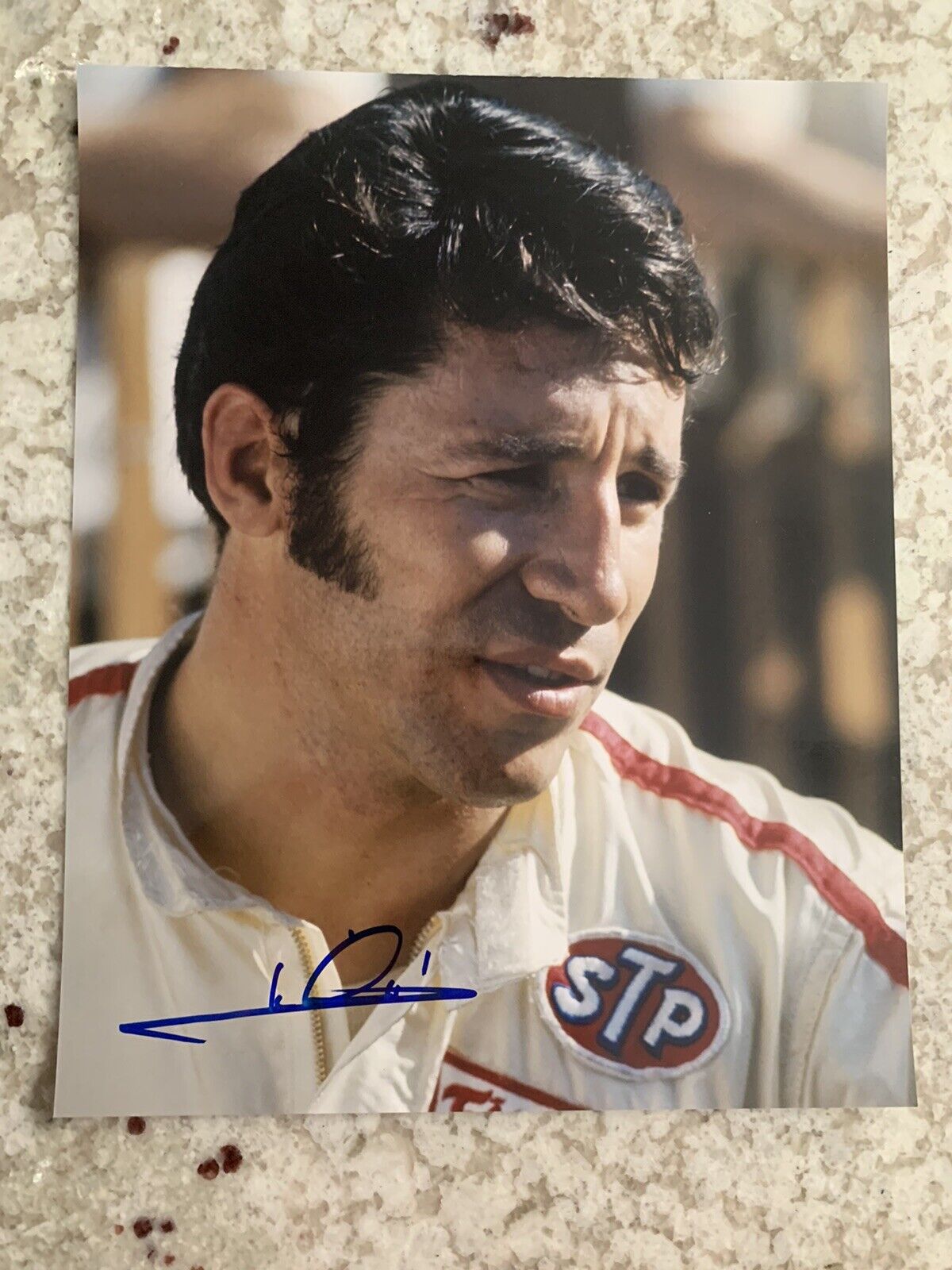 Mario Andretti Signed 8x10 Photo Poster painting Autographed