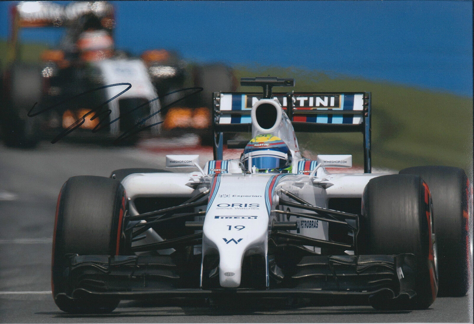 Felipe MASSA Signed Autograph Photo Poster painting Williams F1 Autograph AFTAL COA Austrian GP