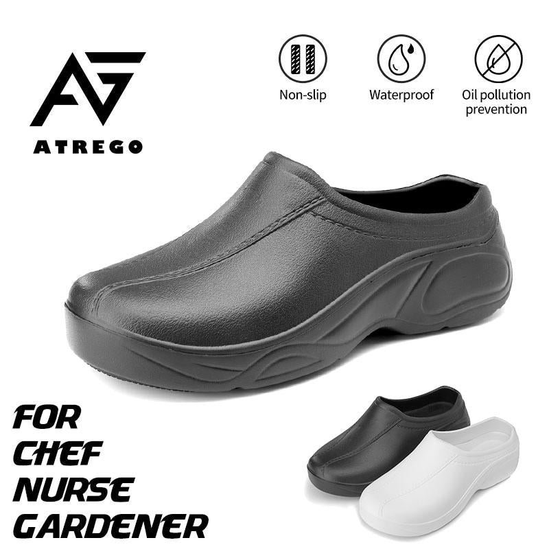 Women Sandals Round Toe Lightweight Comfortable Nursing Shoes Slip Resistant