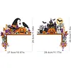 2pcs DIY Diamond Painting Halloween Door Corner Frame Wood(Halloween atmosphere)