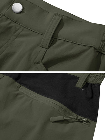 Men's Quick Dry Hiking Shorts with 7 Pockets Athletic Workout Shorts