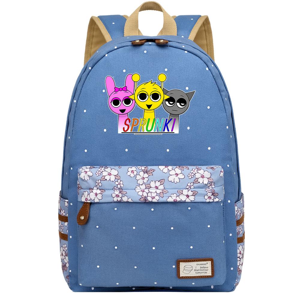 Mayoulove Sprunki Backpack Lightweight Design for School and Outdoor Activities-Mayoulove