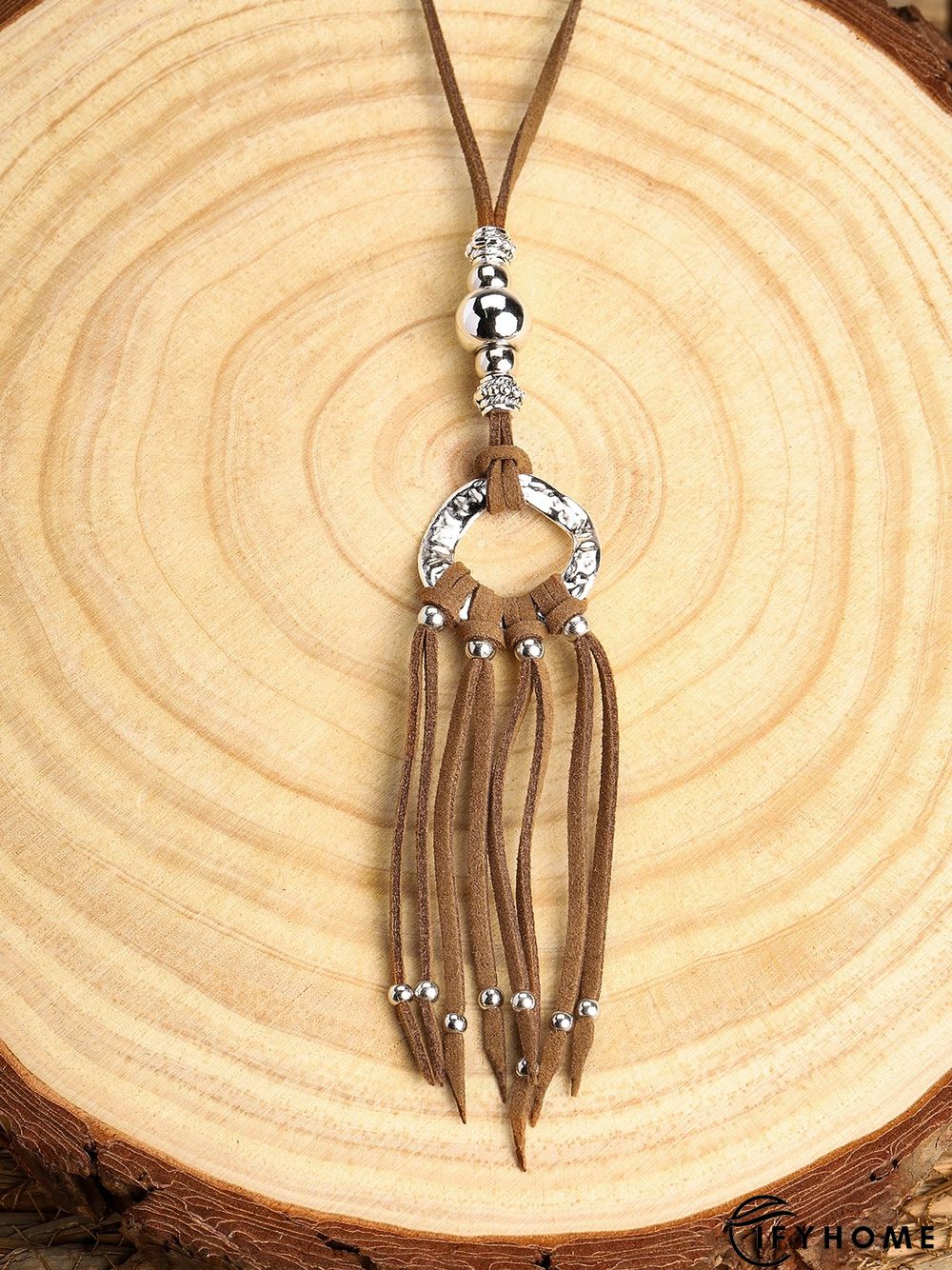 Beach Ethnic Versatile Leather Rope Long Necklace | IFYHOME