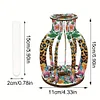 L&eacute;opard tridimensionnel en bois acrylique - Vase artisanal 5d bricolage