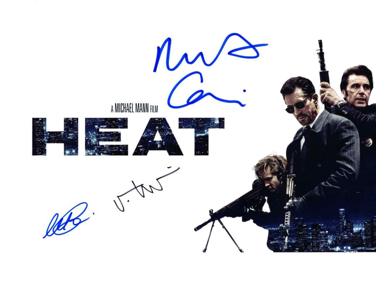 Heat Cast Robert DeNiro Pacino +1 autographed 11x14 Picture Photo Poster painting signed Pic COA