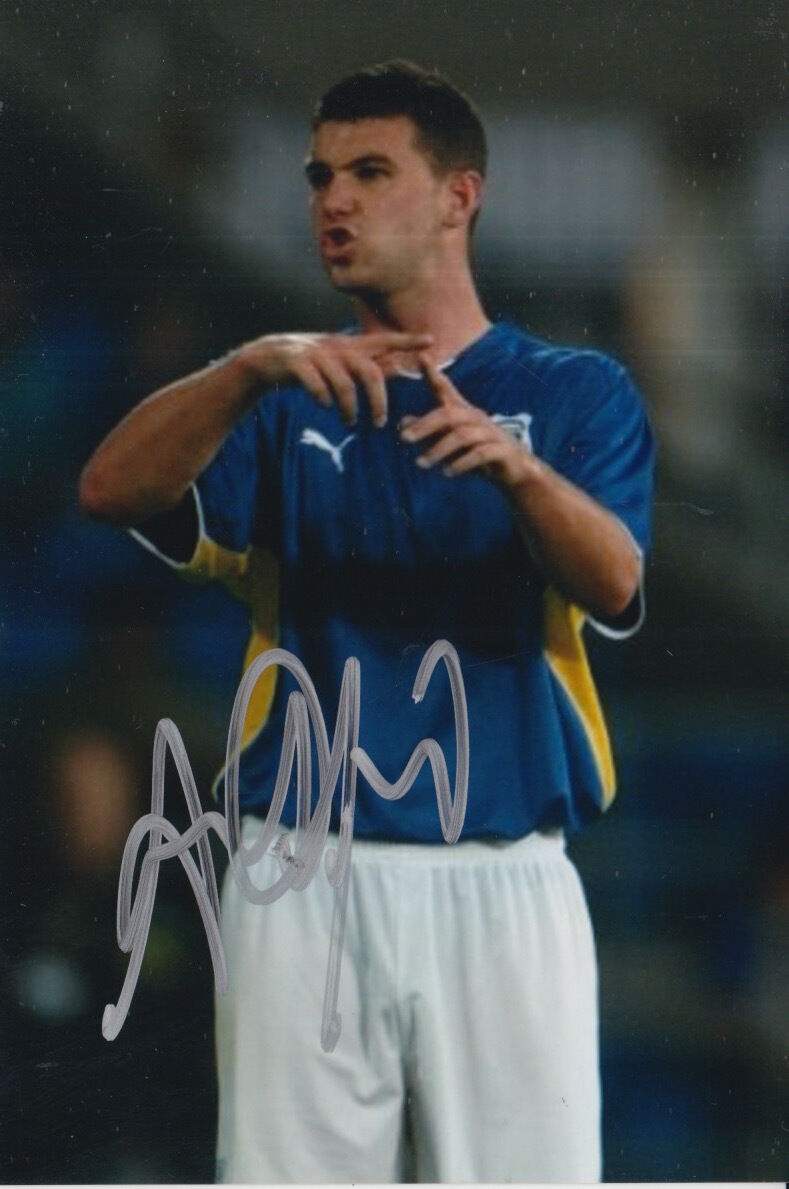 CARDIFF CITY HAND SIGNED ANTHONY GERRARD 6X4 Photo Poster painting.