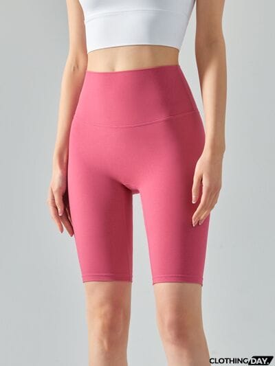 High Waist Active Shorts