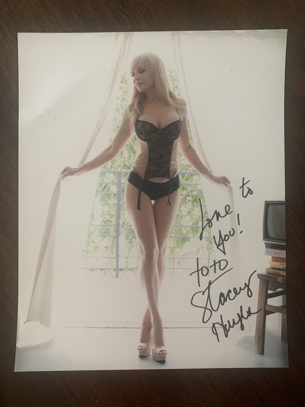 Stacey Hayes signed 8x10 Photo Poster painting Autographed Sexy Hot Model