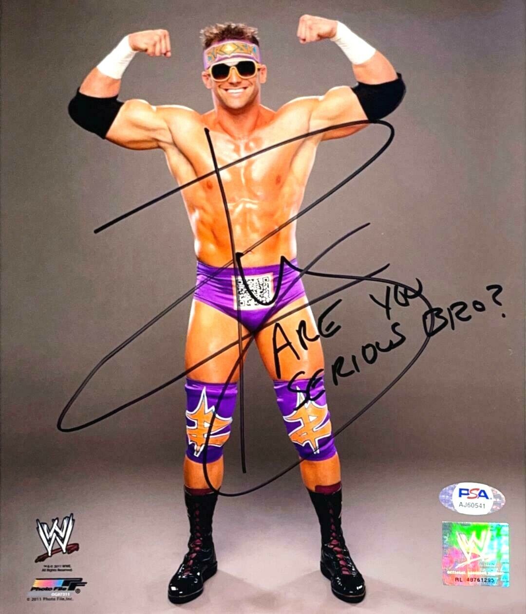 WWE ZACK RYDER HAND SIGNED AUTOGRAPHED 8X10 Photo Poster painting WITH PROOF AND PSA DNA COA 7