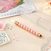 Resin Diamond Painting Point Drill Pen Dual-Ended Diamonds (Orange pink)