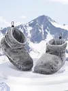 USB Heater Foot Shoes Winter Warm Snow Boots Electric Heated Shoes for Women Men