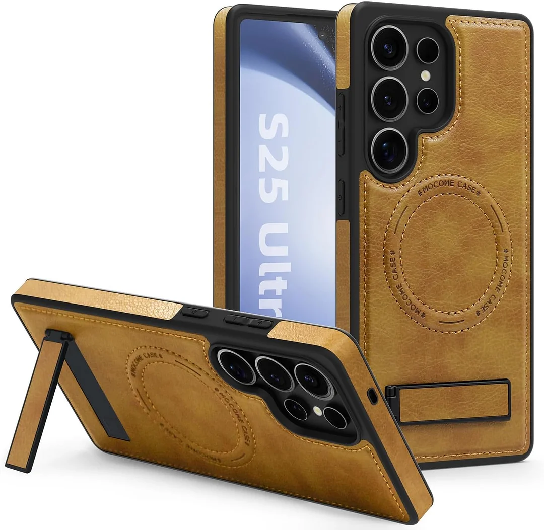 Samsung Galaxy Z Fold 6 Leather Case Magnetic Protective Case Holder Phone Case