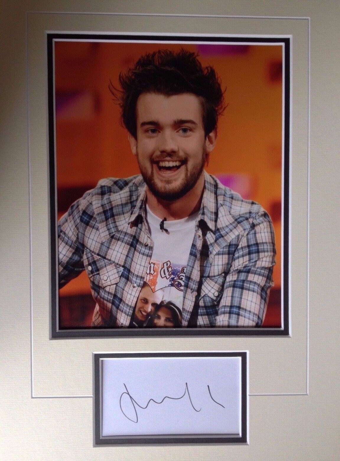 JACK WHITEHALL - POPULAR BRITISH COMEDIAN - SUPERB SIGNED Photo Poster painting DISPLAY