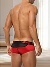 Men's Sexy Hollowed-Out Mesh U-Shaped Pouch Boxer Briefs