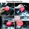 PULIDIKI Car Cleaning Gel for Car Cleaning Putty Car Putty Car Slime Detailing Putty Auto Detail Tools Car Interior Cleaner Car Cleaning Kits Keyboard Cleaner Yellow Pink (2Pack)