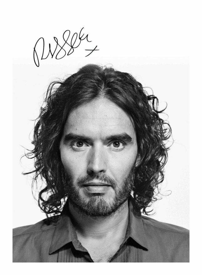 RUSSELL BRAND AUTOGRAPH SIGNED PP Photo Poster painting POSTER