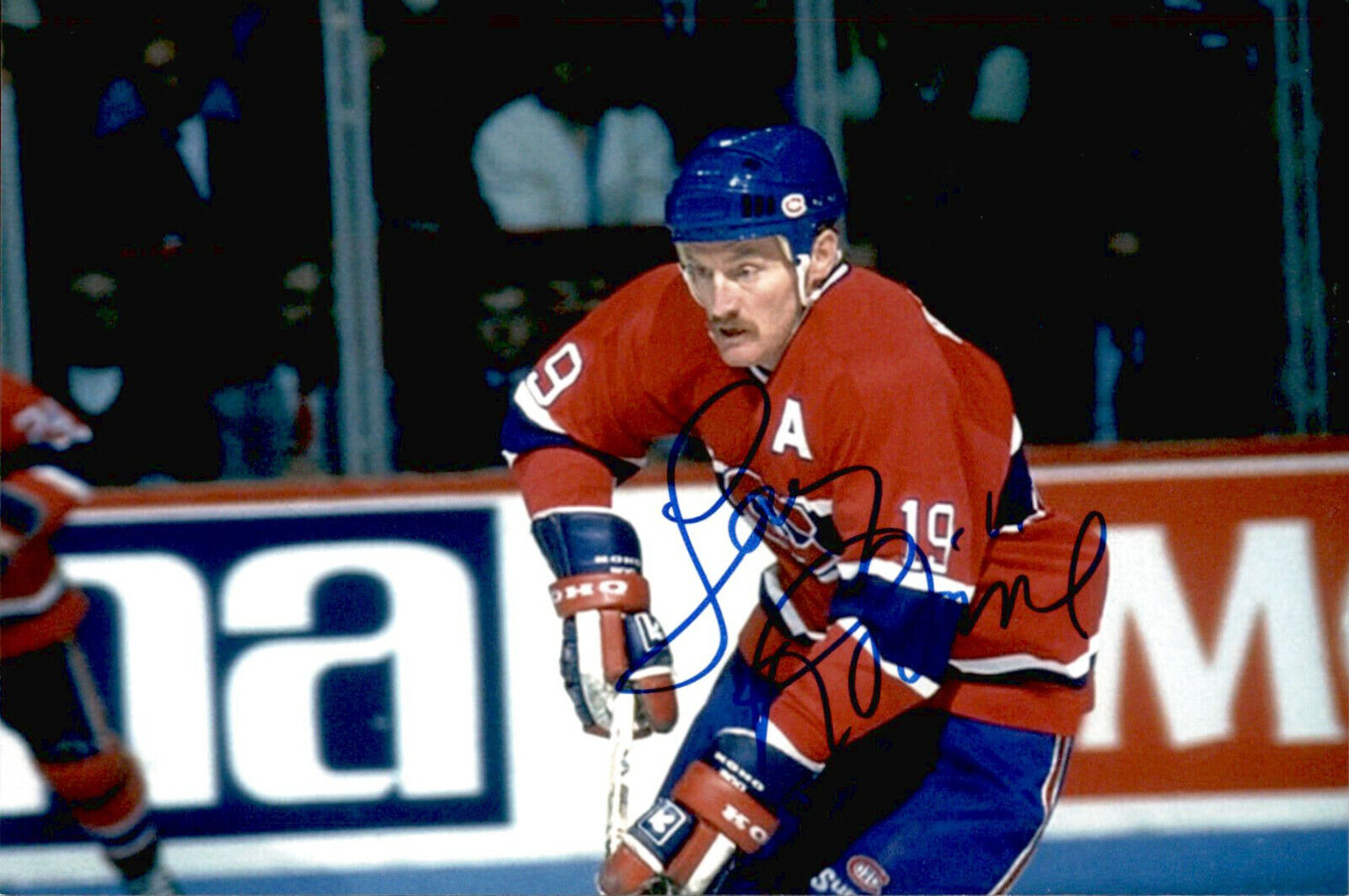 Larry Robinson SIGNED autographed 4x6 Photo Poster painting MONTREAL CANADIENS #7