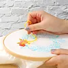 100-Pack Metal Large Eye Embroidery Needles Golden Color Cross Stitch Needles with Round Heads & Storage Box for DIY Sewing Quilting Crafting