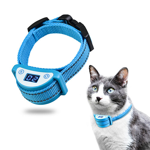 Cat Shock Collar Automatic Meowing Preventer Trainer