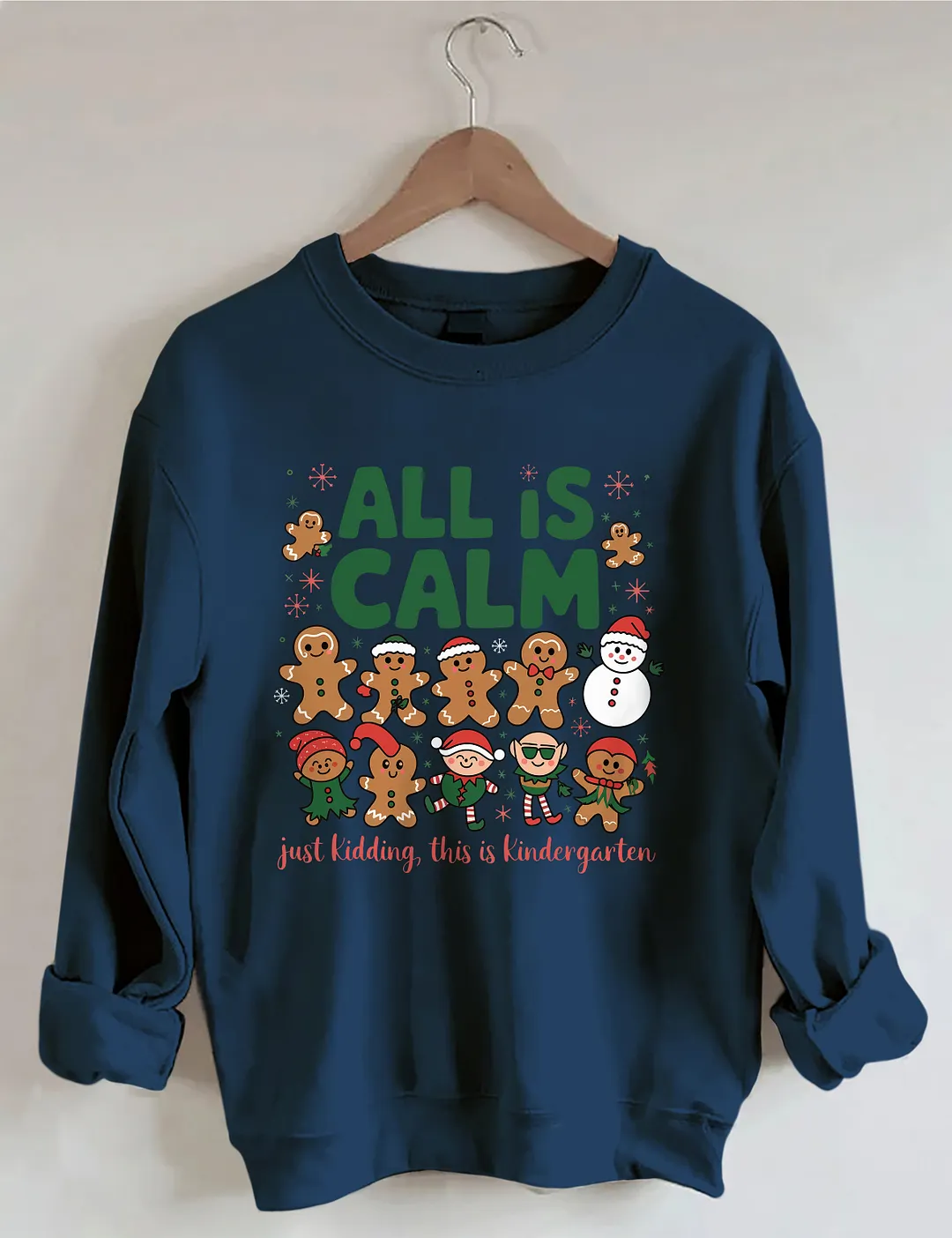 Kindergarten Teacher Christmas Sweatshirt