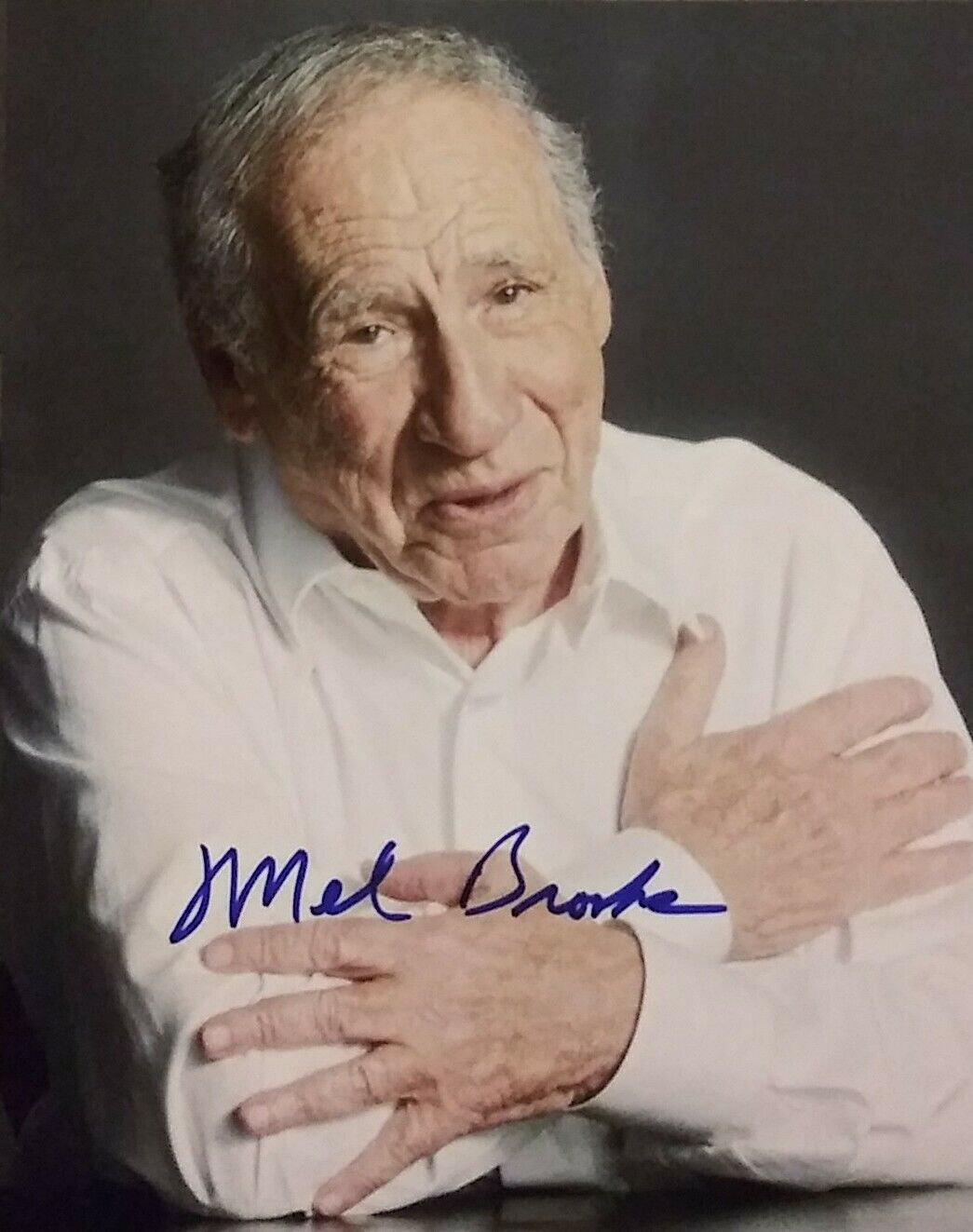 Mel Brooks signed 8 x 10